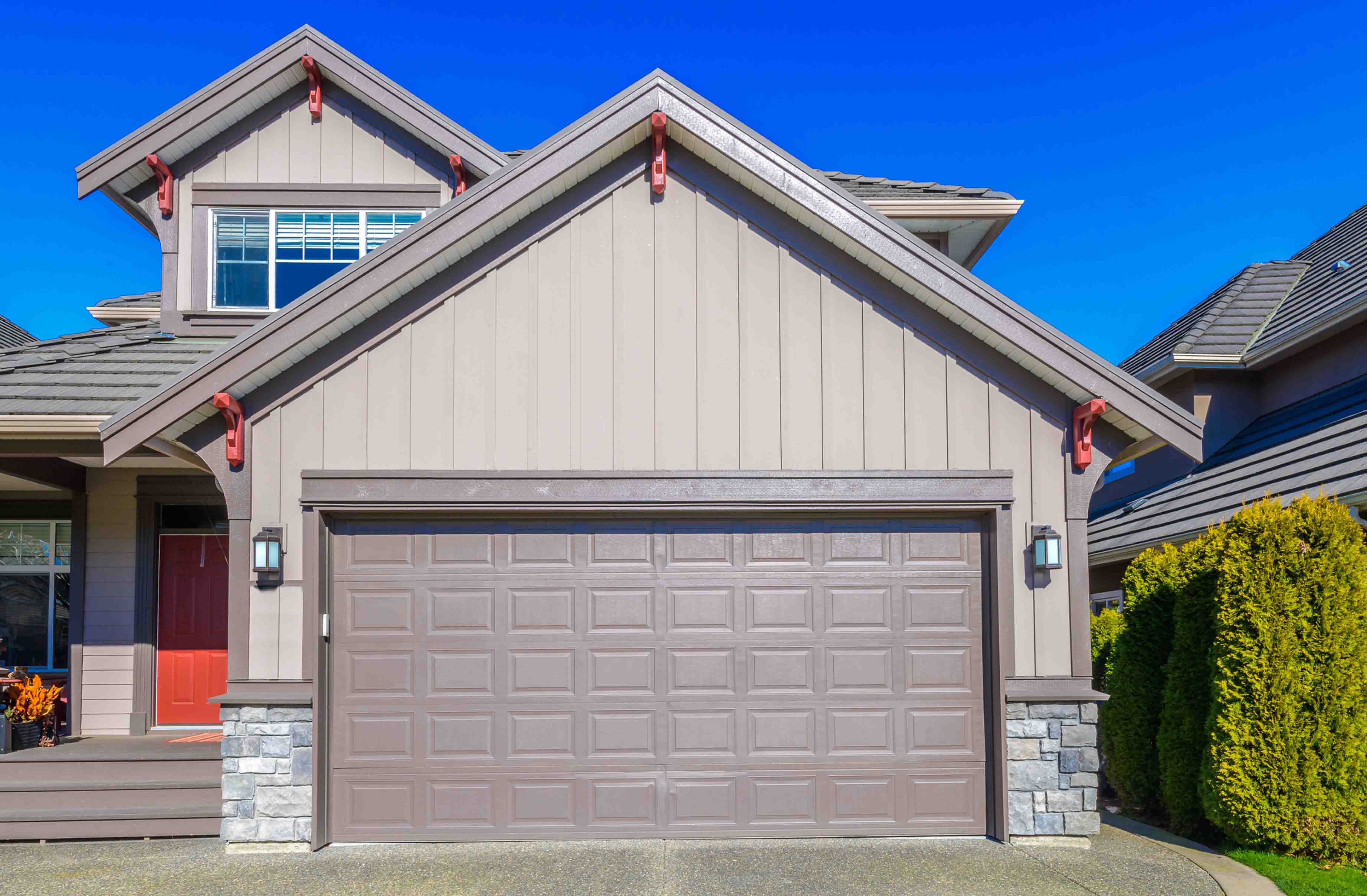 北京高端電動(dòng)車(chē)庫(kù)門(mén)安裝案例效果圖