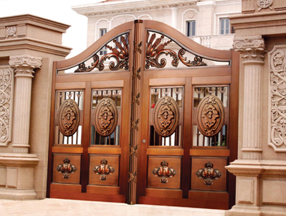 LD-T-1808鑄銅銅藝別墅門(mén)